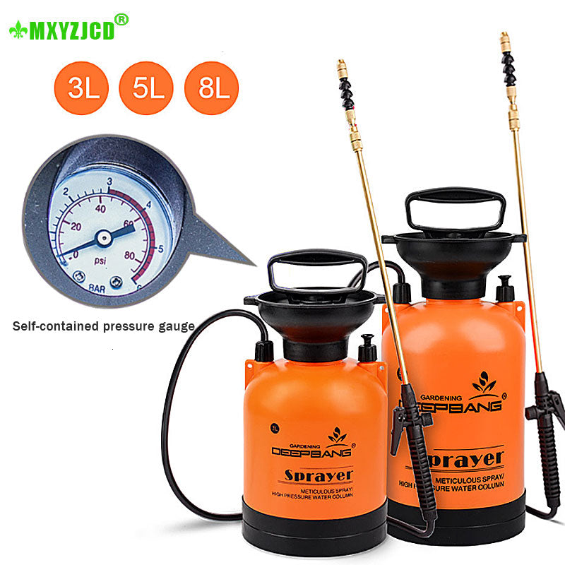 Garden Sprayer Comes With Pressure Gauge Fungicide, Pesticide, Fertilizer, Weed Sprayer 