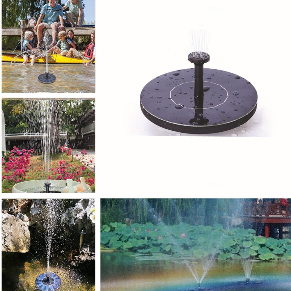 Water Fountain Garden Pond Outdoor Solar Panel Floating Fountain Garden Decoration